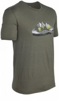 Термофутболка Icebreaker Tech T Lite SS Alps for Breakfast BF150 арт. 100781